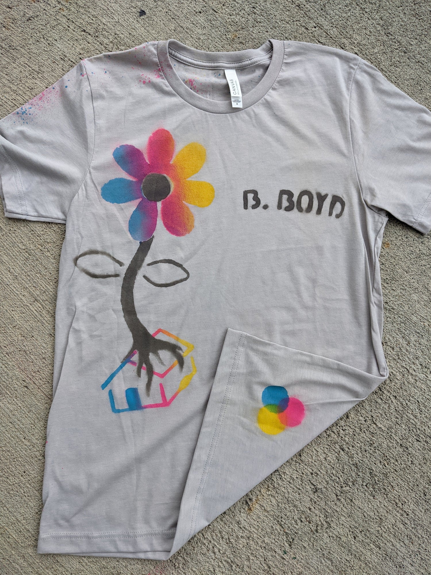 One-of-a-Kind Spray Paint Tees